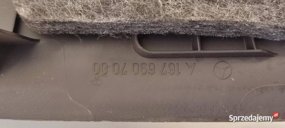 MERCEDES GLE53 W167 OSŁONA SŁUPKA PRAWY TYŁ Podszybia