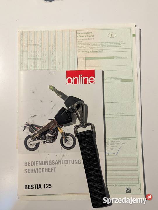 ONLINE BESTIA 125 ABS SM Supermoto na kat A1 B sprowadzony Kielce