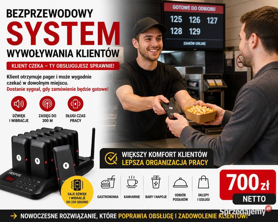 Przywoływacz do gastronomii