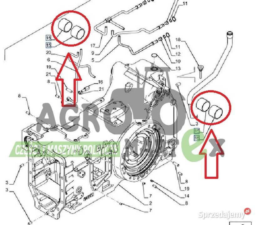5180491 5197898 5185875 5180193 5171113 TULEJA New Holland Wichrów