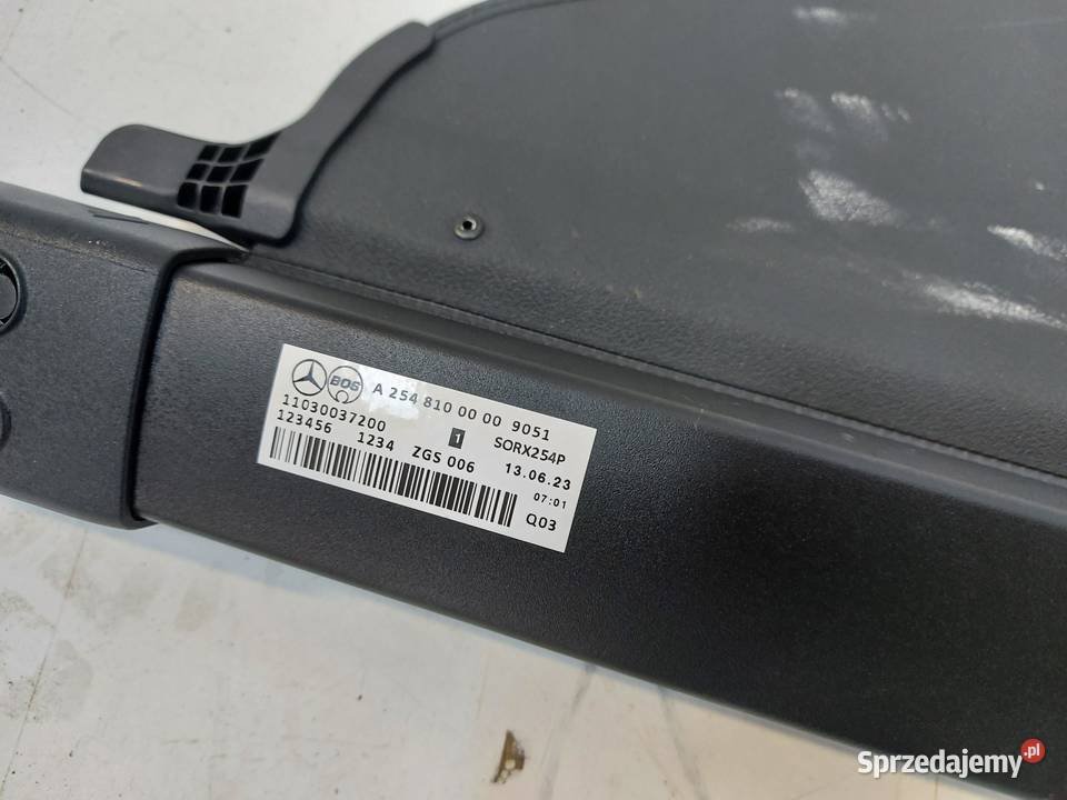 Mercedes W254 GLC 220d ROLETA BAGAŹNIKA TYŁ osobowe sprzedam