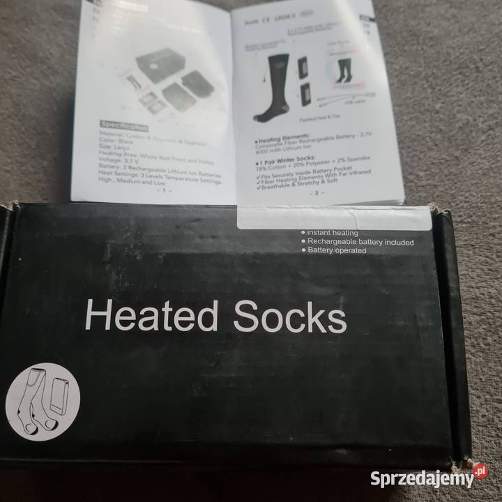 Podgrzewane elektrycznie skarpety rozmiar 8 dolnośląskie