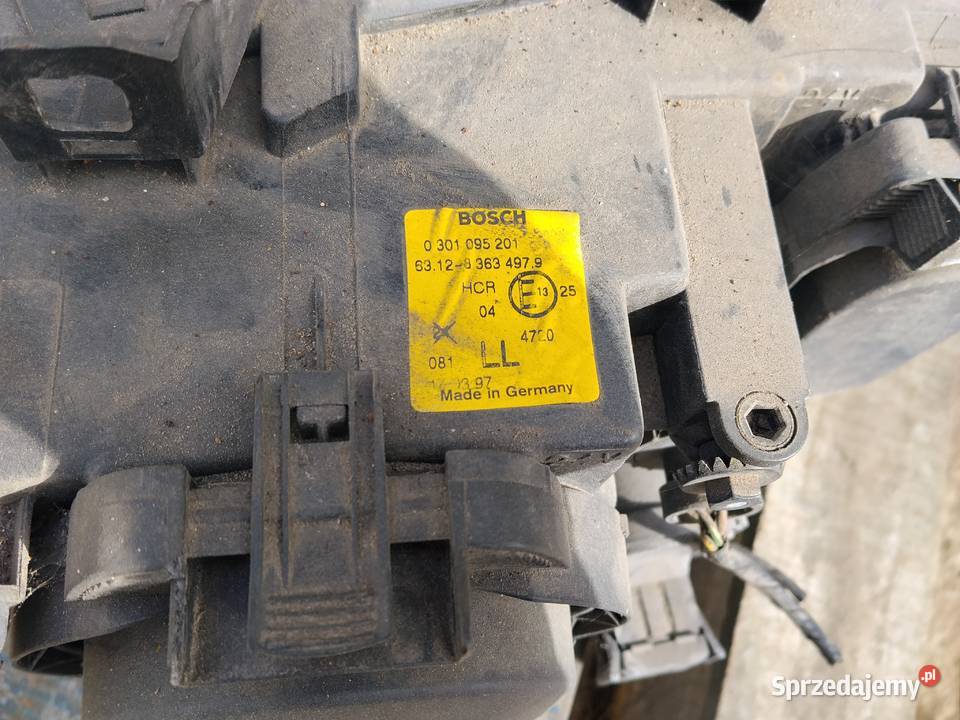 BMW E36 LAMPA PRZÓD LEWA 8363497 EUROPA pomorskie Żukowo
