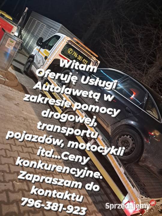 Pomoc Drogowa Przemyśl 247 Usługi Autolawetą Samochody osobowe