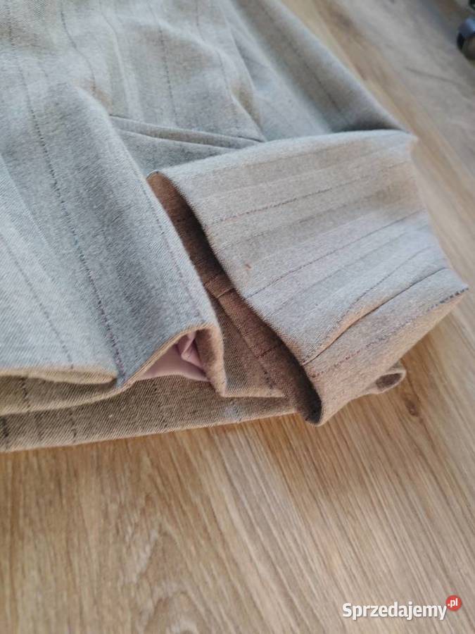 Szary Damski Komplet Garniturowy Szara Marynarka Kielce sprzedam