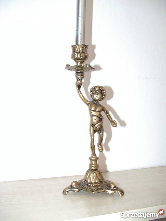 Świeczniki mosiężne inny kolor