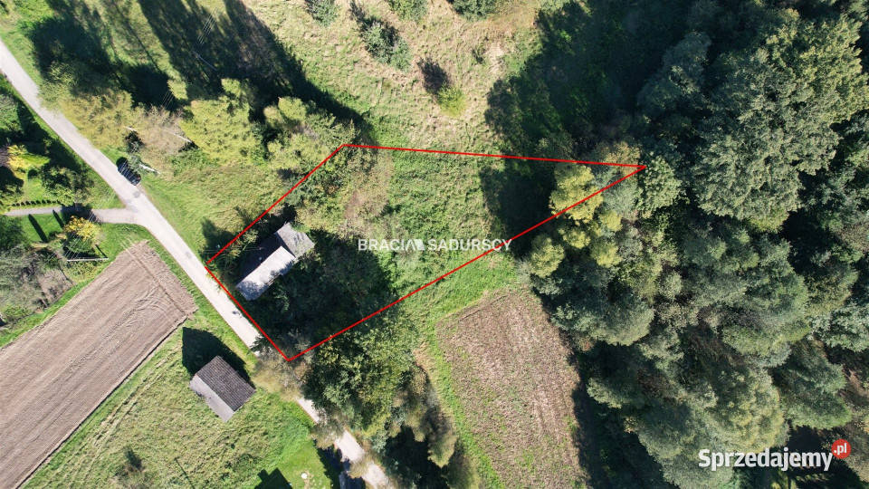 sprzedaży działki Poręba Żegoty 1600m2 małopolskie