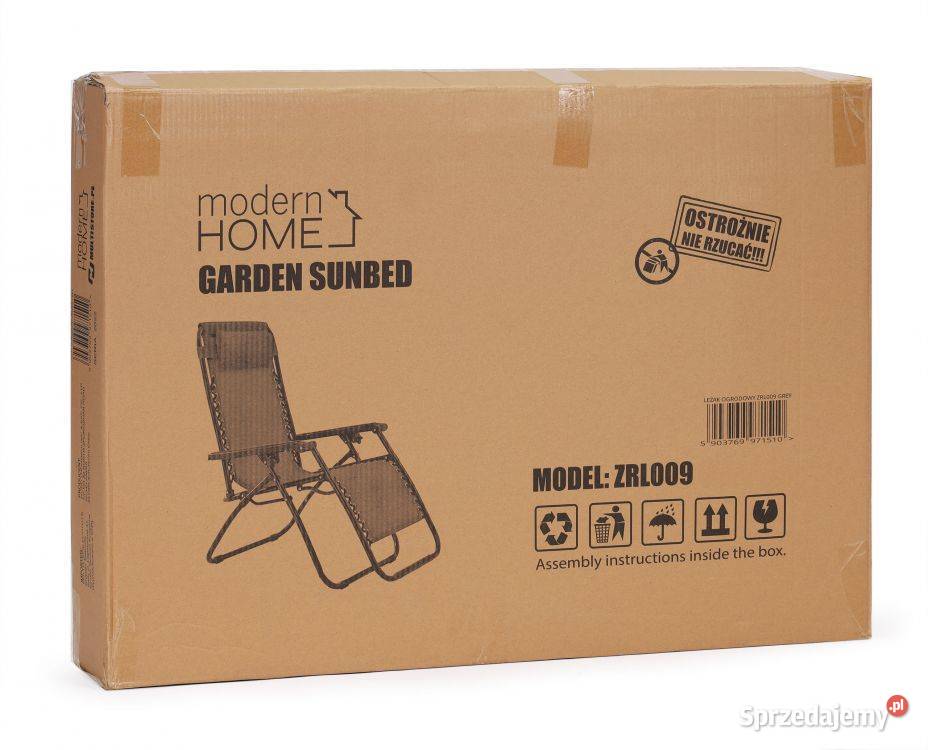 Leżak fotel ogrodowy plażowy składany zero Bielsk Podlaski