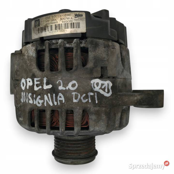 ALTERNATOR Opel Insignia Astra J Zafira C 20 Chełm