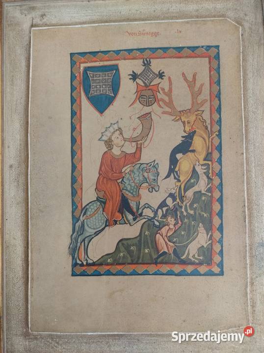 Codex Manessereprodukcje Żory sprzedam
