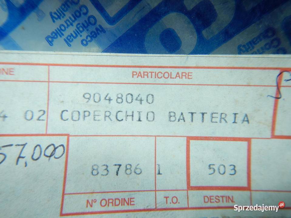 OSŁONA AKUMULATORA IVECO 9048040