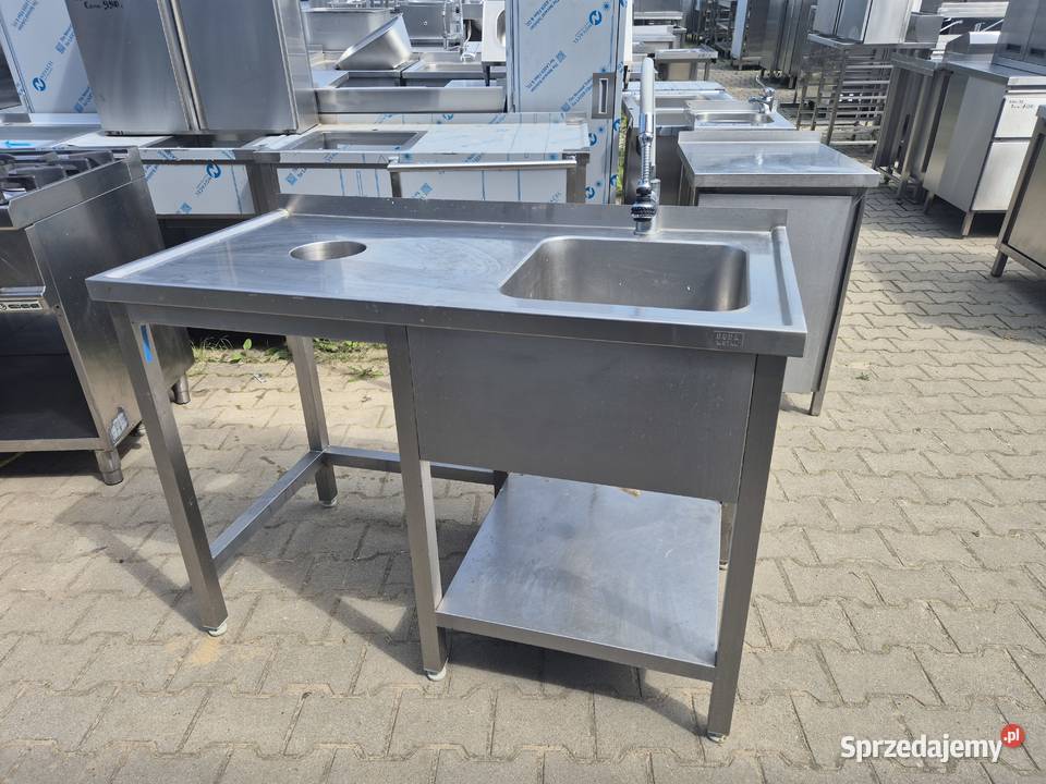 ZLEW GASTRONOMICZNY 1 KOMOROWY Z OTWOREM NA wielkopolskie Ostrów Wielkopolski
