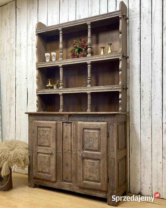 Wiejski bufet bretoński z XIX w Francja Antyk Poznań