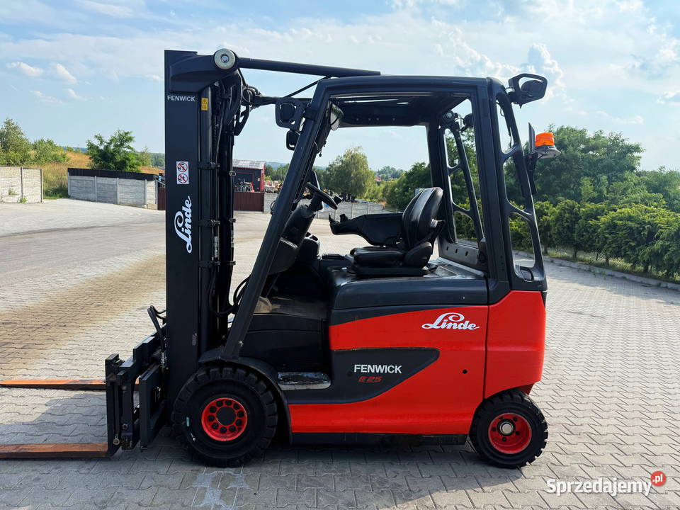 wózek widłowy elektryczny LINDE E25H01600 Działoszyn sprzedam