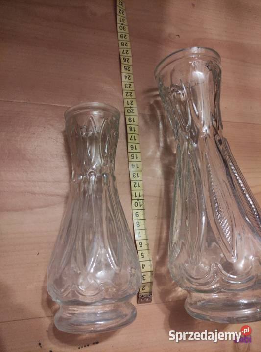 Wazony z czasów PRLu przezroczysty Łódź