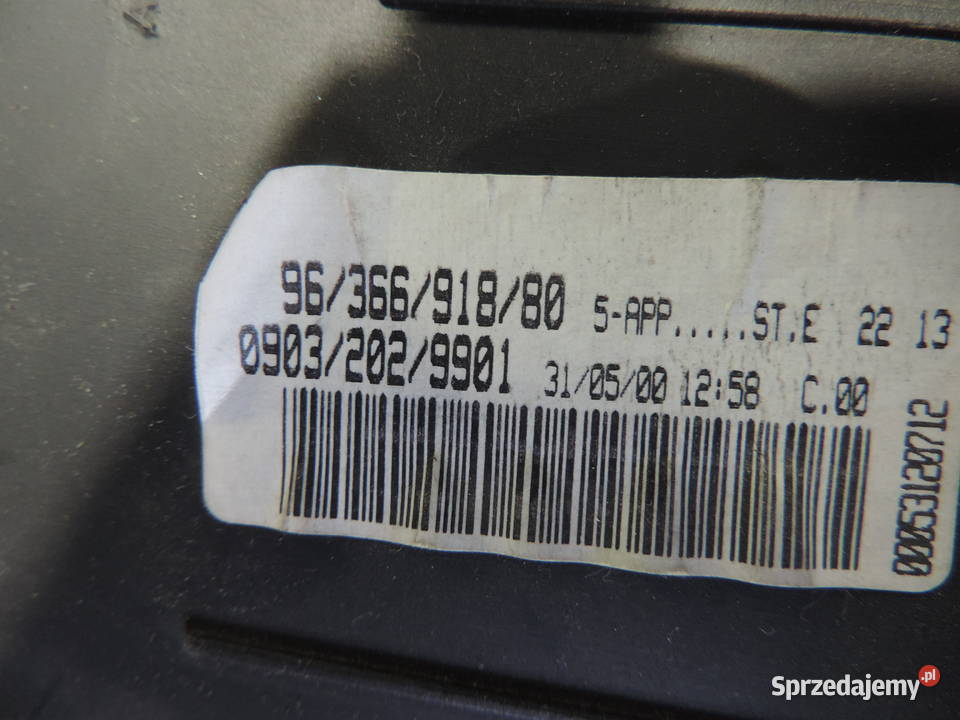 PEUGEOT 206 14 8V LICZNIK ZEGARY 9636691880 Nowy Sącz