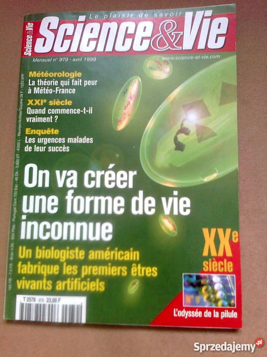 SCIENCE VIE miesięcznik francuski Czasopisma Warszawa sprzedam