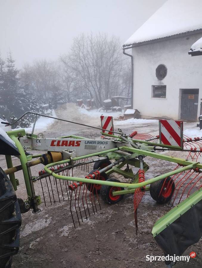 Zgrabiarka Claas Liner 390S nieuszkodzony Zgrabiarki i przetrząsacze Nowy Sącz sprzedam