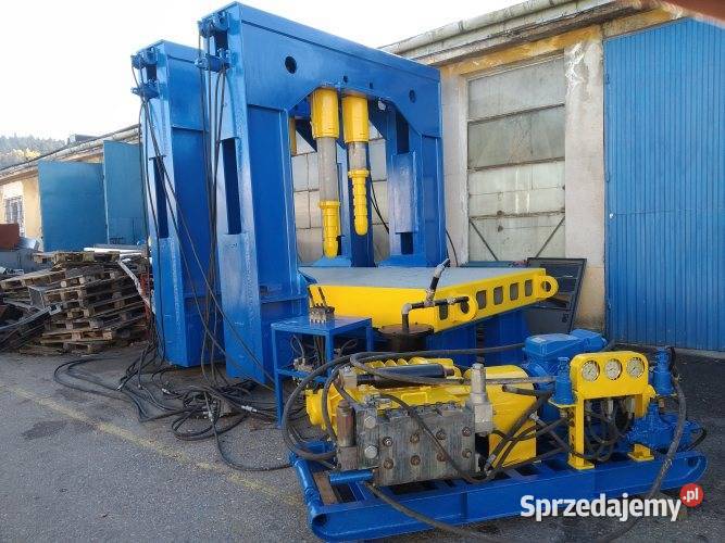 Prasa hydrauliczna bramowa PATENTUS PAT30022502 Produkcja Stary Sącz