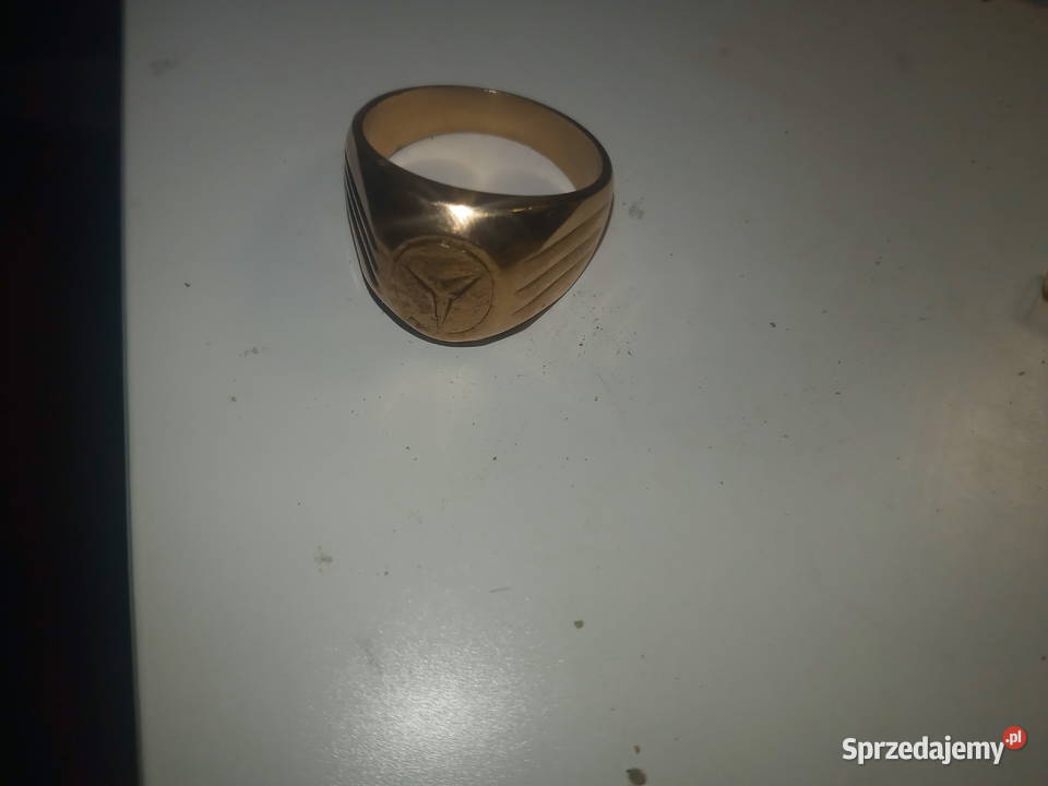 mam na sprzedanie Sygnet Mercedesa tombak 585
