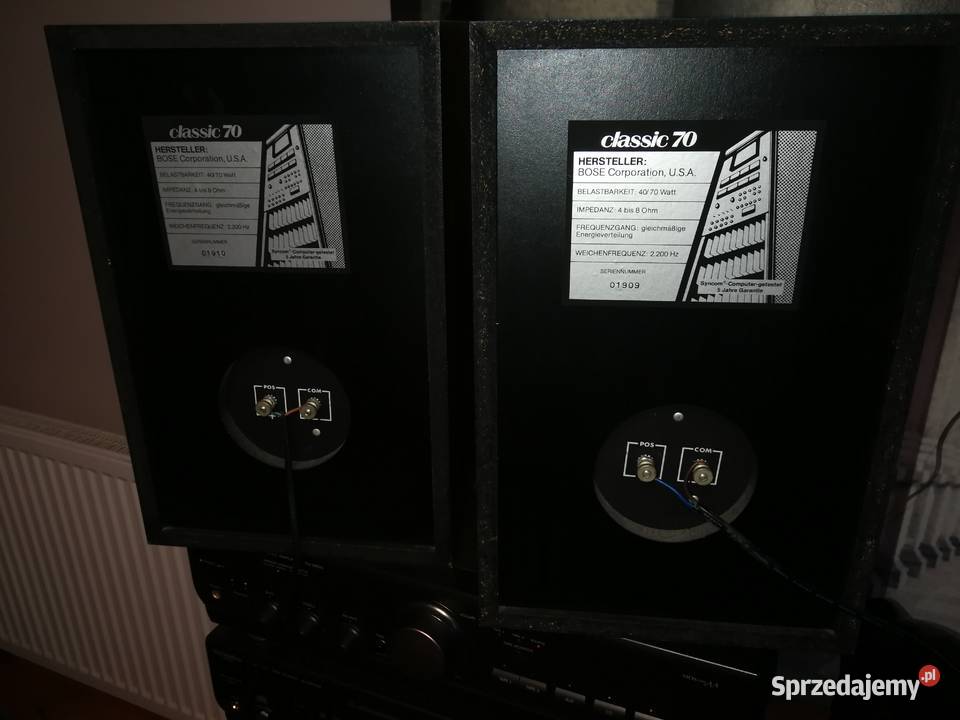 kolumny głośnikowe BOSE Classic 70 vintage Słuchawki i głośniki Szczecin sprzedam