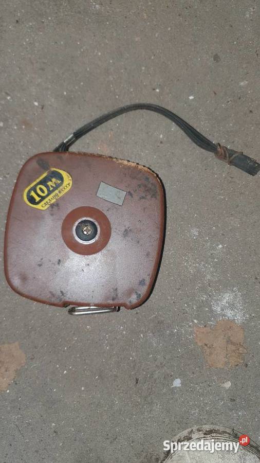 Stara taśma miernicza miarka rosyjska zwijana