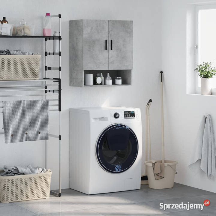 Szafka wisząca szarość betonu 60x31x70 WM829928 Warszawa