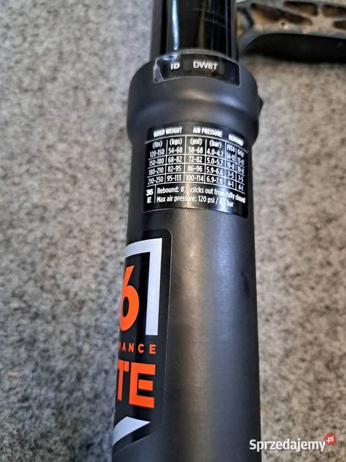 amortyzator FOX 36 performance elite 160 Części i akcesoria