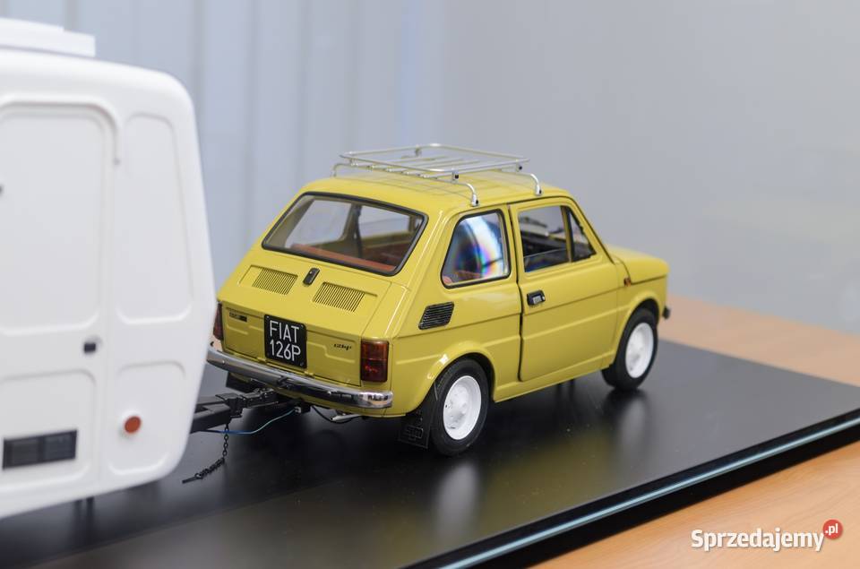 Model DEAGOSTINI Fiat 126p przyczepa Niewiadów wielkopolskie Przeźmierowo