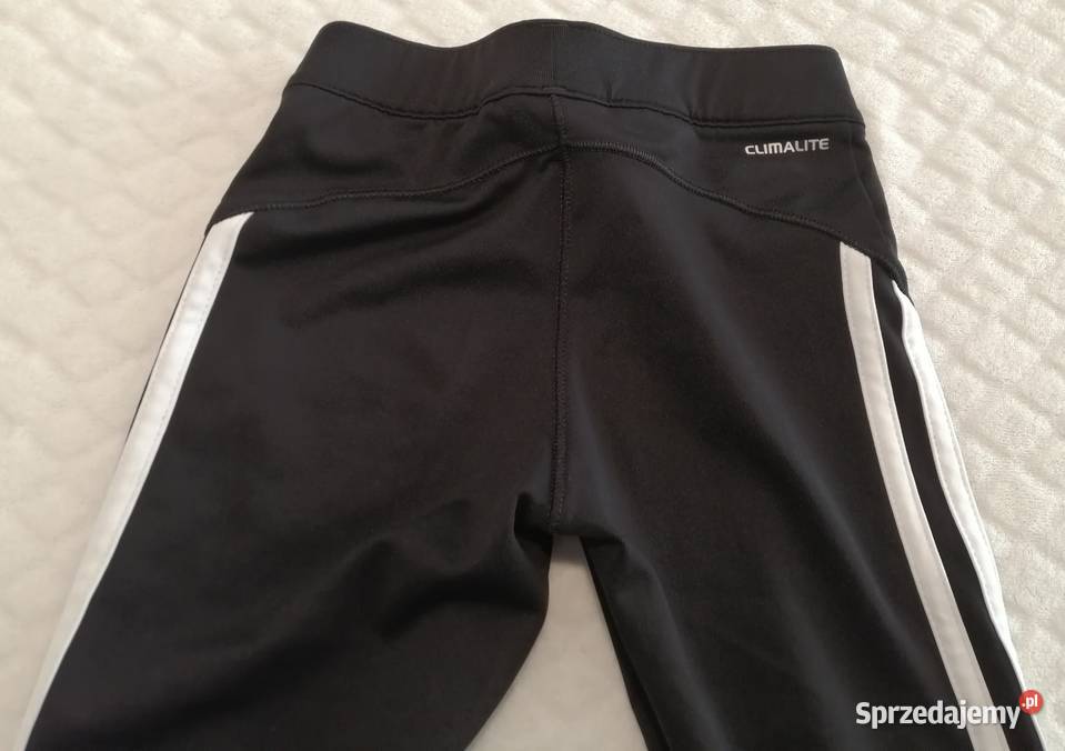 Spodnie dresowe czarne 116 Adidas climalite Czeladź