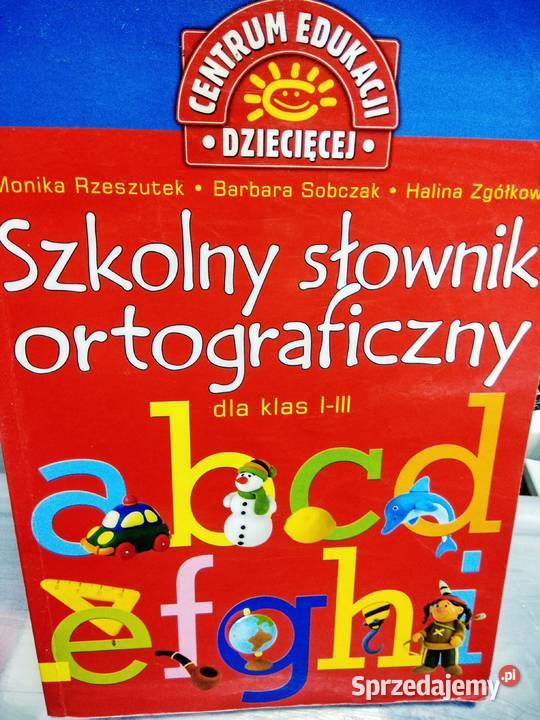 Szkolny słownik ortograficzny obrazkowy mazowieckie Warszawa