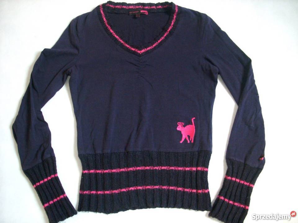Cropp Sweterek Bluzka z Kotem 36 S