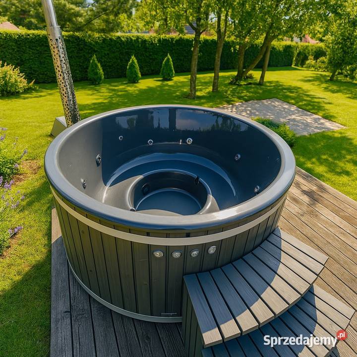 Balia ogrodowa z jacuzzi Hydromasaż Piec Balie Białystok