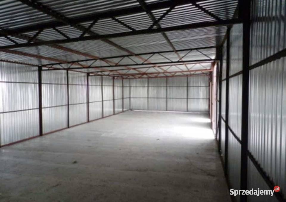 Blaszana hala 156 m ocynkowana Kraków