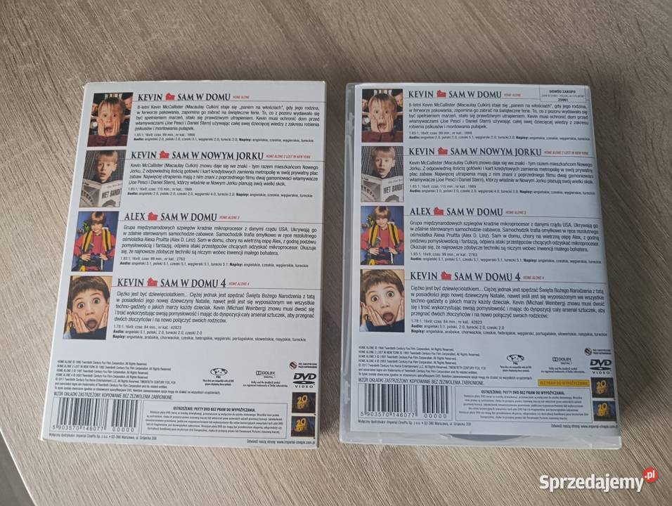 Kolekcja Kevin sam w domu płyta DVD pomorskie Kwidzyn