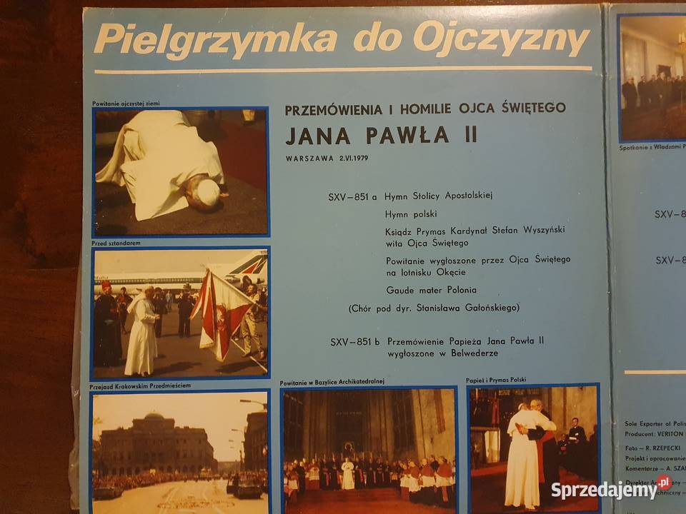 Jan Paweł IIPielgrzymka do ojczyzny 1 Warszawa sprzedam