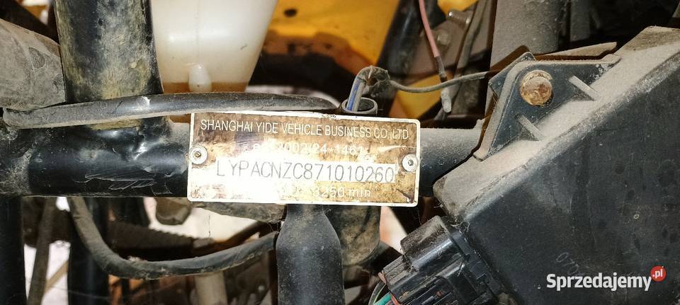 Quad homologacja kardan wciągarka hak biegi HL Pozostałe Rybnik