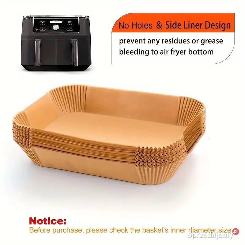 Tacki Pergaminowe do Frytownicy Beztłuszczowej Płock