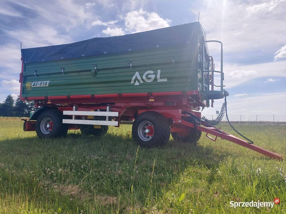 Przyczepa Rolnicza Dwuosiowa AGL AT910 10ton Łowicz