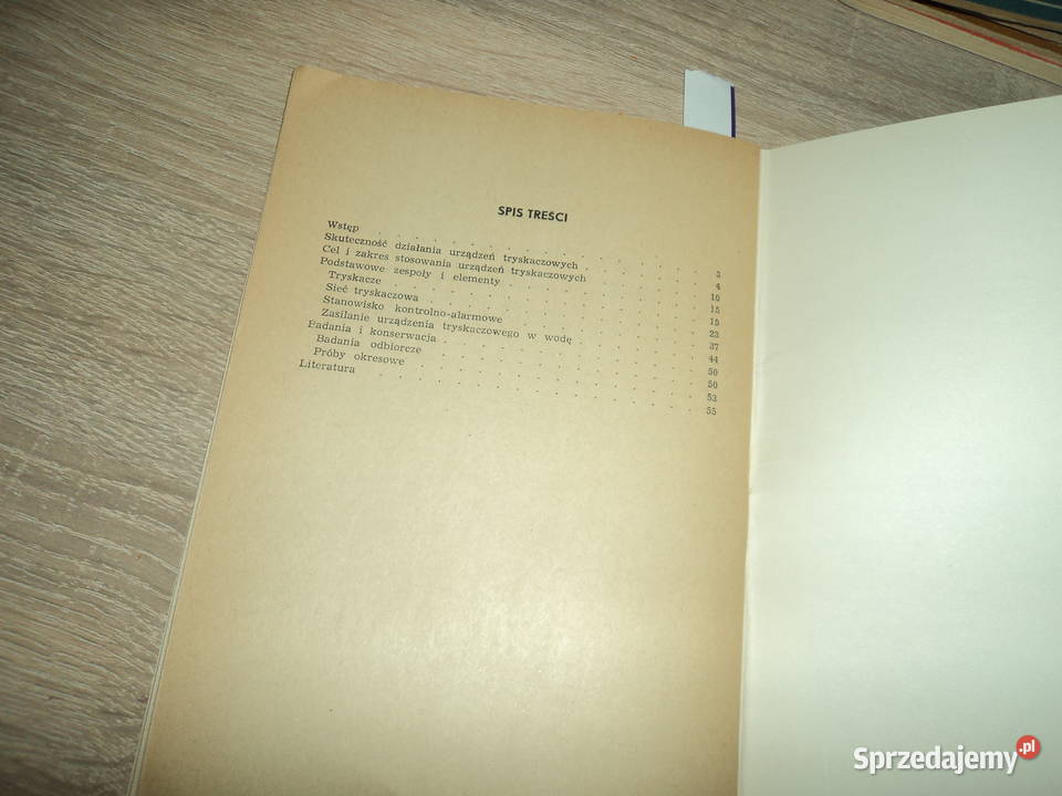 Urządzenia tryskaczowe Rok wydania 1974 Nowy Sącz