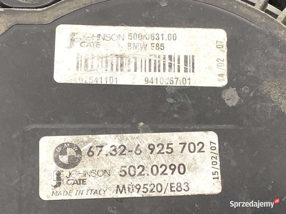 WENTYLATOR CHŁODNICY BMW E83 20 150 6925702 0311 osobowe Wentylatory chłodnicy