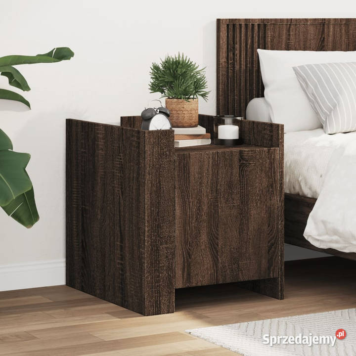 Szafka nocna brązowy dąb 45x50x50 materiał Warszawa