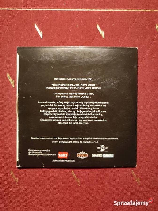płyta DVD film Delicatessen 1991 Kielce