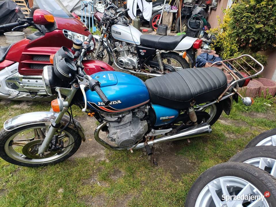 Honda CB 250 T oryginalny stan szwajcar elektryczny starter Janów Lubelski