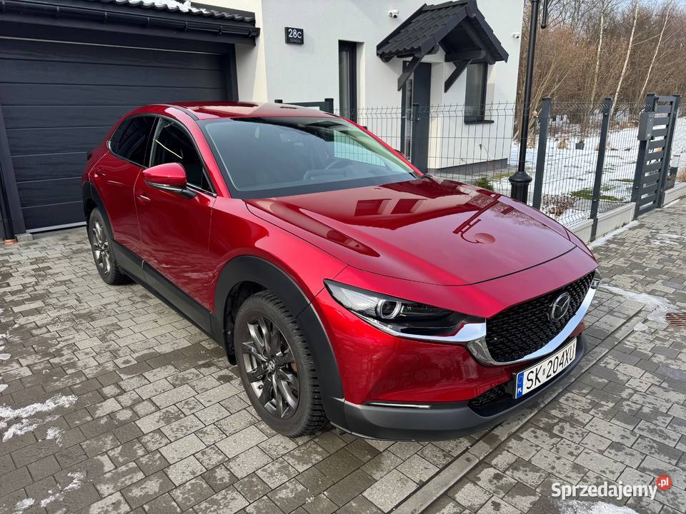 Mazda CX30 Salon bezwypadkowy serwis ASO łopatki zmiany biegów śląskie Katowice
