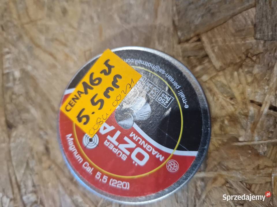 Śrut Diabolo OZTAY Magnum 55 mm 250 ostry Głogowa sprzedam