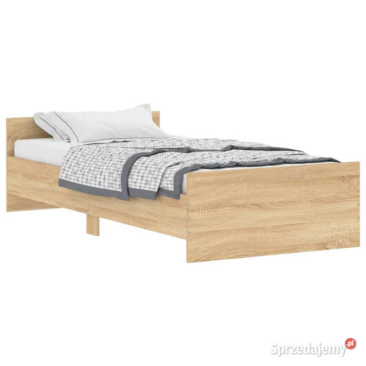 Łóżko bez materaca dąb sonoma 100x200 WM835934 Warszawa