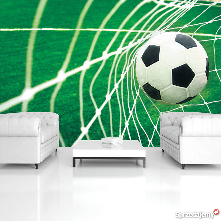 Tapeta fototapeta 3D Piłka gol stadion bramka Leszno