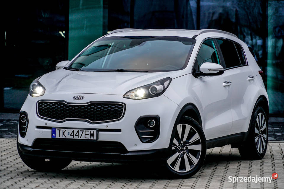 Kia Sportage Biała Perła Kamerka Nawigacja Stan VAT marża świętokrzyskie Kielce sprzedam