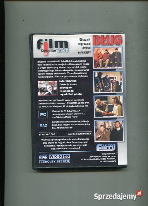 Dług Film DVD 2 płyty Szczecin sprzedam
